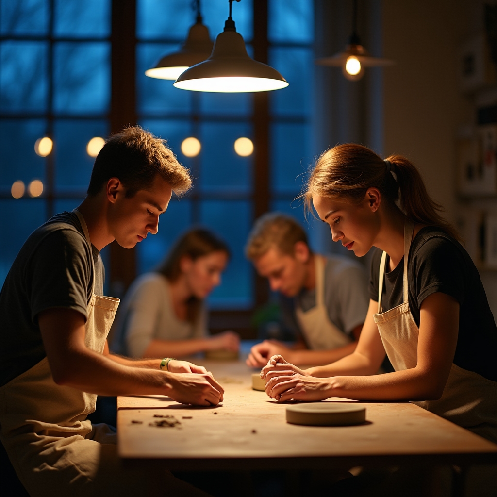 Curs seral pentru începători totali în atelierul de ceramică